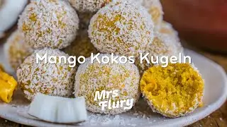 Mango Kokos Kugeln - Gesunde Bliss Balls - Basisch, ohne weissen Zucker, vegan