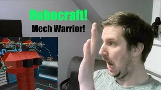 Robocraft | Really simple T1 mech build | Funny look | Mech Warrior Gundam style | Gameplay