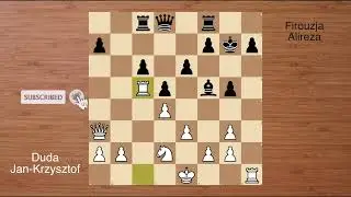 Duda Jan Krzysztof VS Firouzja Alireza. Superbet Chess Classic