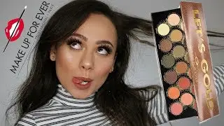 Make Up For Ever Let's Gold Palette | Review, Swatches & Tutorial