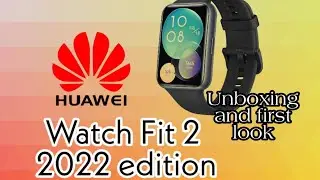 Huawei watch fit 2 Active Edition midnight black Unboxing and first look #huaweiwatchfit2 #unboxing
