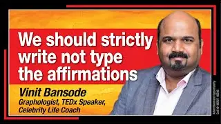 We should strictly write not type the affirmations - Vinit Bansode