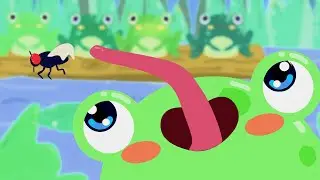 5 little speckled frogs (Animated Music Video) 🐸 | Nursery Rhymes For Kids