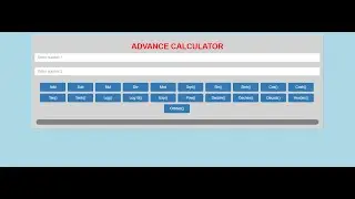 ADVANCE CALCULATOR IN PHP WITH SOURCE CODE