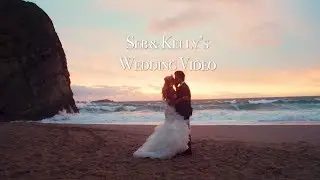 Lusty Glaze Beach Wedding Video Trailer Seb & Kelly