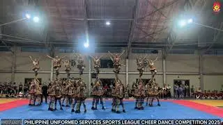 PHILIPPINE UNIFORMED SERVICES SPORTS LEAGUE CHEER DANCE COMPETITION 2025 CHAMPION BJMP GRAYHOUNDS