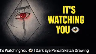 This Eye Is Watching You 👁️ | Dark Pencil Sketch Drawing