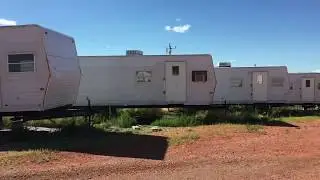 Bakken Abandoned Oilfield Housing Prairie Fields