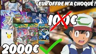 J&rsquo;ai vendu mes cartes Pok&eacute;mon scell&eacute;es &agrave; une boutique : le prix m&rsquo;a CHOQU&Eacute; 💰