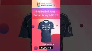 Real Madrid Away Soccer Jersey 2025/26 - Minejerseys soccer store #realmadrid #soccer #soccerjersey