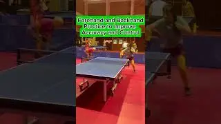 Tutorial Latihan Forehand dan Backhand utk Meningkatkan Akurasi dan Kontrol #tabletennis #badminton