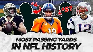 The NFL All-Time Career Passing Yards Leaders (1950-2023) Who is chasing Tom Brady?