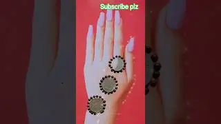 beautiful coins mehndi design trick||#mehndi #henna #tricks #trending #viral #shortvideo #shorts #yt