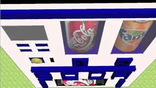 LEGO soda machine trailer