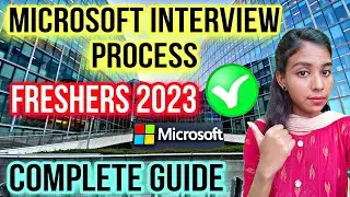 Microsoft Interview Process 📍For Freshers and experienced candidates Complete Guide ✅ 2023 Tamil