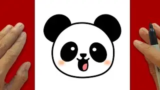 How to Draw a PANDA Step By Step 🐼 &ndash; Simple Line Art | Easy Lines Drawing