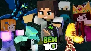 Minecraft Ben 10 : Animated Movie | The Dark Force | Full Animation Video