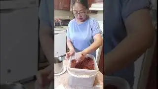 Homemade Fire starter with wooddust/sawdust and used cooking oil