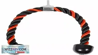 Home Gym Attachments Tricep Rope Lat Bar Press Down Cable Machine Curl Review