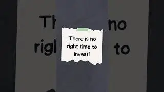 There is no right time to invest! ⏰💸 #financialliteracy #financeguru #successfulinvestor