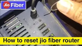 How to reset jio fiber router | How to solve network problem in jio fiber | Jio fiber no internet