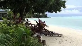 Plage d&eacute;serte de Bora Bora 😍🌴