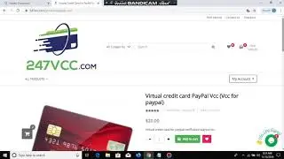 Virtual Credit Card (PAYPAL VCC)
