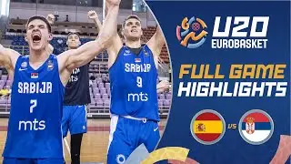 Quarter-Finals: Spain 🇪🇸 vs Serbia 🇷🇸 | Highlights | FIBA U20 EuroBasket 2025