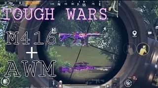 AWM+M416 TOUGH WARS/PUBG MOBİLE GAMEPLAY/ RN 8 PRO TEST