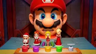 Mario Party Superstars Funny Minigames Collection  - Mario Vs Peach Vs Daisy  Vs Rosalina