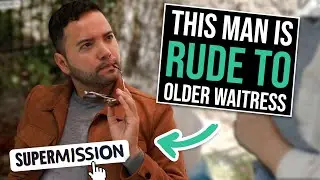 Man Is Rude To Older Waitress Until He Learns About Her Story 😥 I Supermission