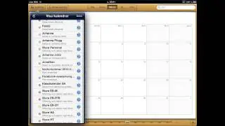 iPad- Kalendern