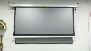 Motorized Projector Screen Ceiling Mount / Recessed In Ceiling Projector Screen