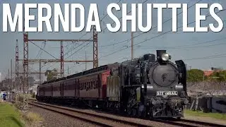 Steam Trains return to Mernda! (Steamrail's Mernda Shuttles 2019) | A2 986, K190