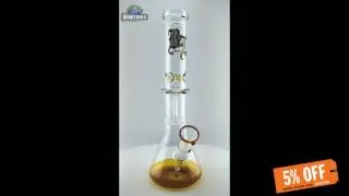 BLACK LEAF BONG 4-ARM TREE-PERC  [HD] [HERBTOOLS]