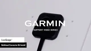 Garmin Support | LiveScope&trade; | Bulkhead Connector Kit Installation (Screw Mount)