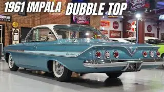 Chevrolet Impala Bubble Top 1961 года 🔥 348 Tri-Power Big Block | Самая элегантная икона американ...