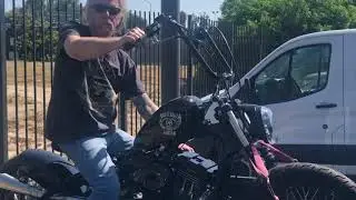 Bootlegger Guitar Custom Harley Build