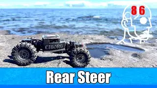 SCX24 Rear Steer Overview & Crawling 