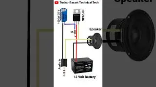 IRFZ44N IC Audio Amplifier Connection DIY #shorts