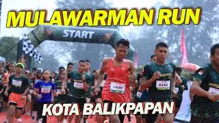 5K MULAWARMAN RUN KOTA BALIKPAPAN DIGUYUR HUJAN LEBAT