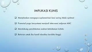 Efek prenatal yoga terhadap kadar Hepcidin dan IL 6 pada ibu Hamil Obesitas