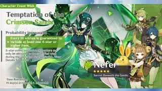 Pulling for Nefer & Her Weapon | Genshin Impact