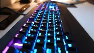 Cherry MX Red Sound Test - Corsair K70 RGB