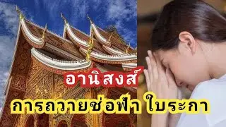 อานิสงส์ การถวาย ช่อฟ้าใบระกา อานิสงส์สูง ผดุงศาสนา นำพาสู่ความมั่นคง