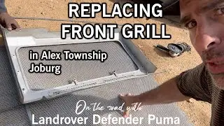 On the Road Series. Fitting a DIY aluminium mesh grill on a Land Rover Defender Puma