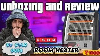 USHA Quartz QH4302N Room Heater Unboxing And Review | Best Room Heater 2024 in India