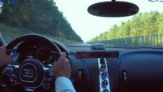 Bugatti Chiron - 0-300 kmh 186 mph in 131 Seconds with the Chiron