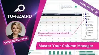 Customizable Column Manager for Detailed Pivot Tables
