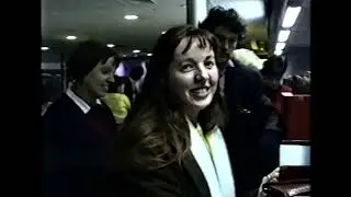 Caroline Chaplin Leaves Adelaide for Paris 1990